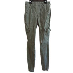 Spanx Army Green Tapered Ankle Casual Pant